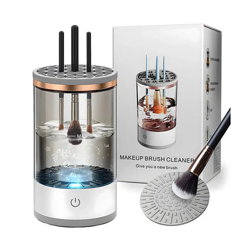 Royaleva 3-in-1 Cosmetic Brush Cleaner Machine - Electric Makeup Brush Cleaner Device