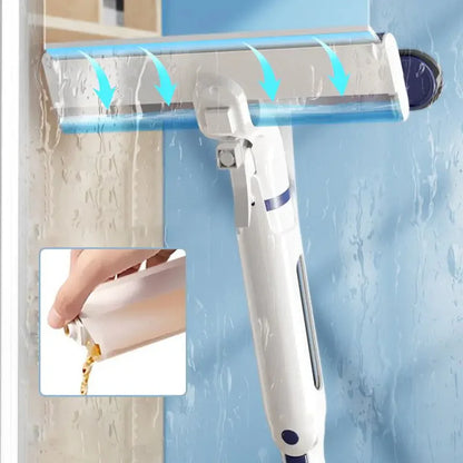 Royaleva Window Spray Mop Glass Cleaner for Streak-Free Shine