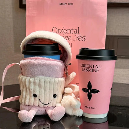 Luxora Trendy Coffee Milk Tea Crossbody Bag for Women
