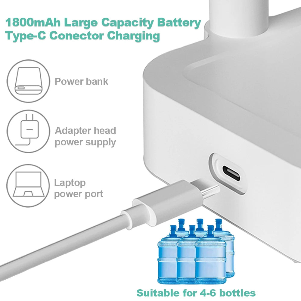 Royaleva Portable Desktop Electric Water Dispenser with USB Charging
