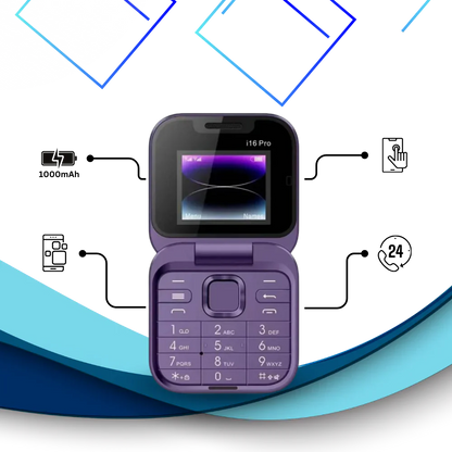 Royaleva Dual Sim Small Folding Cell Phone Compact Design