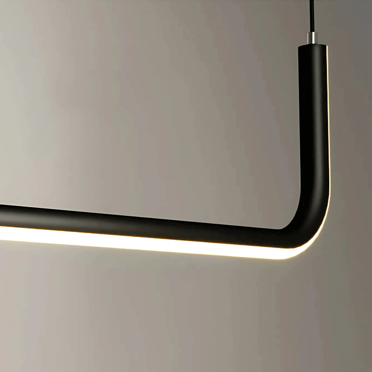 Royelux Modern Linear LED Pendant Light For Kitchen Island And Dining Room
