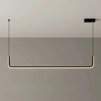 Royelux Modern Linear LED Pendant Light For Kitchen Island And Dining Room
