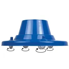 Royaleva Pool Leaf Vacuum, Large Pool Leaf Sucker for Inground and Above Ground Swimming Pools (Blue)