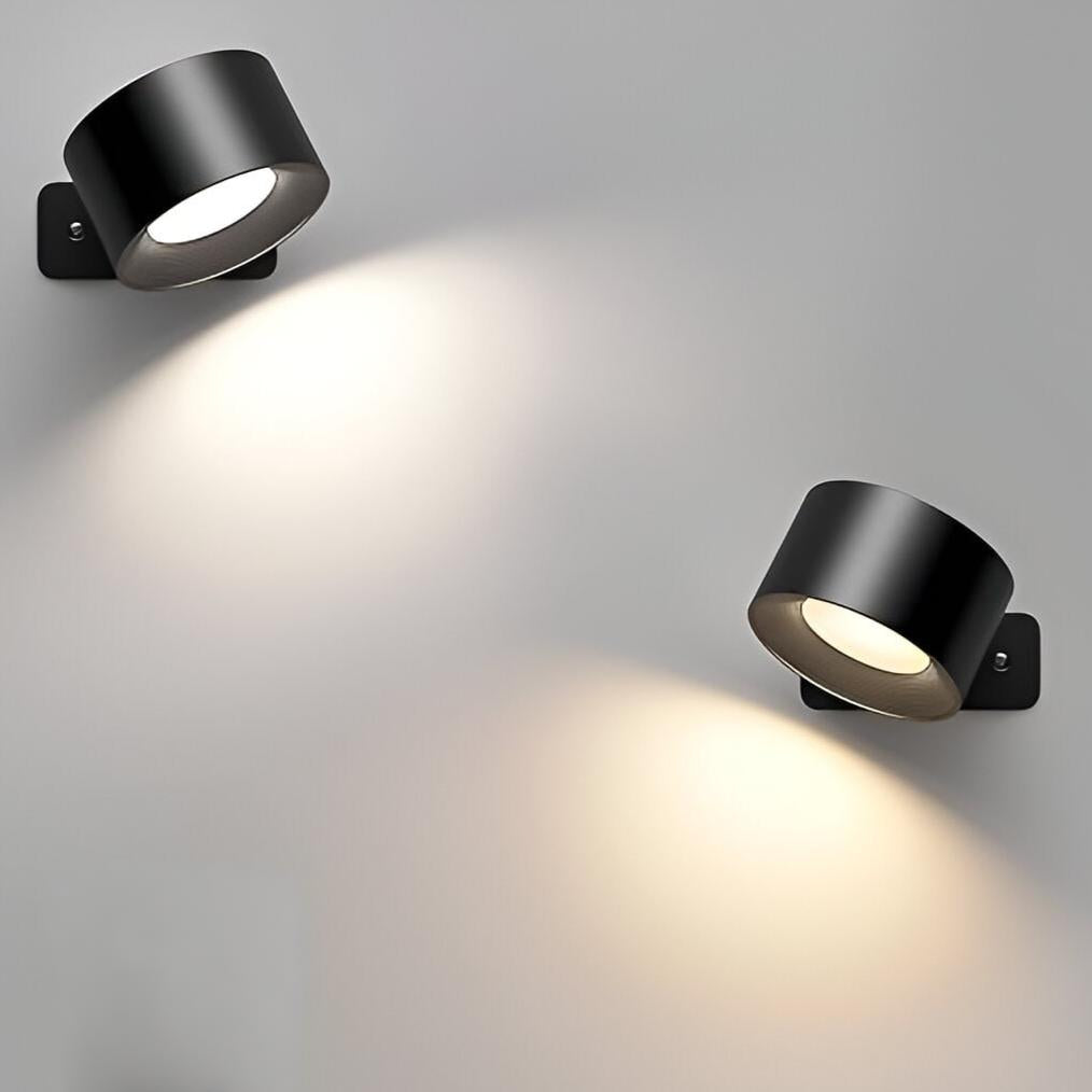 Lumora Spotlight Cordless Wall Lamp – Rechargeable, 360° Rotatable & Dimmable LED Light