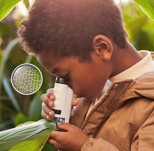 Royaleva Kid's Portable Mini Pocket Microscope - Fun Learning Tool