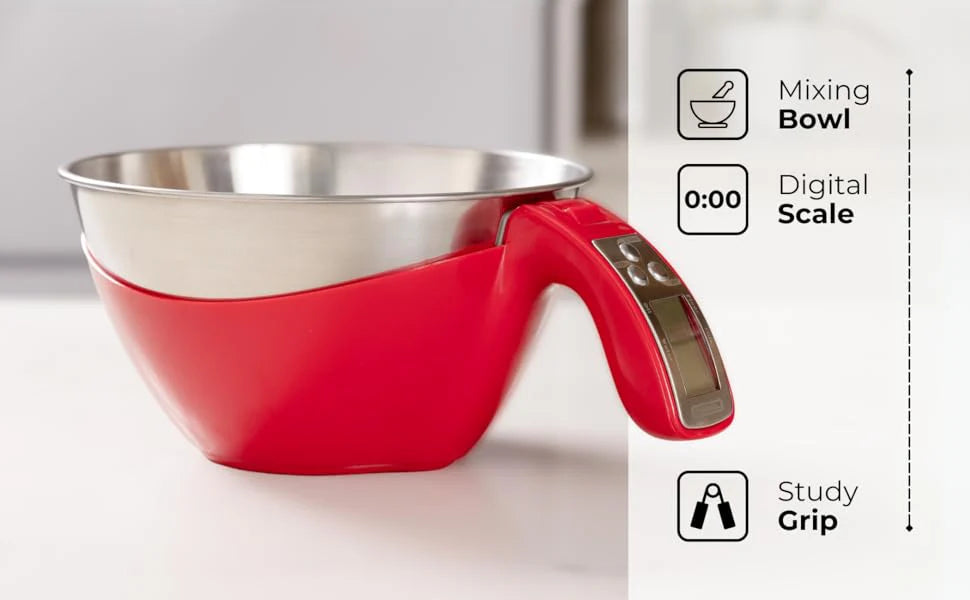 RoyaleGlow Digital Measuring Cup Scale with Removable Bowl