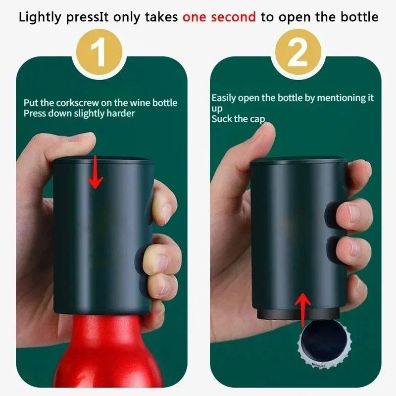 Royaleva Automatic Bottle Cap Opener with Magnetic Catch