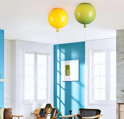 RoyaleGlow Kids Colorful Balloon Ceiling Light Modern Nursery Room Decor