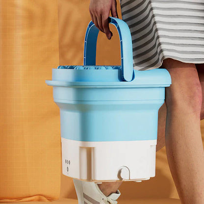 Royaleva Mini Folding Washing Machine for Travel Convenience