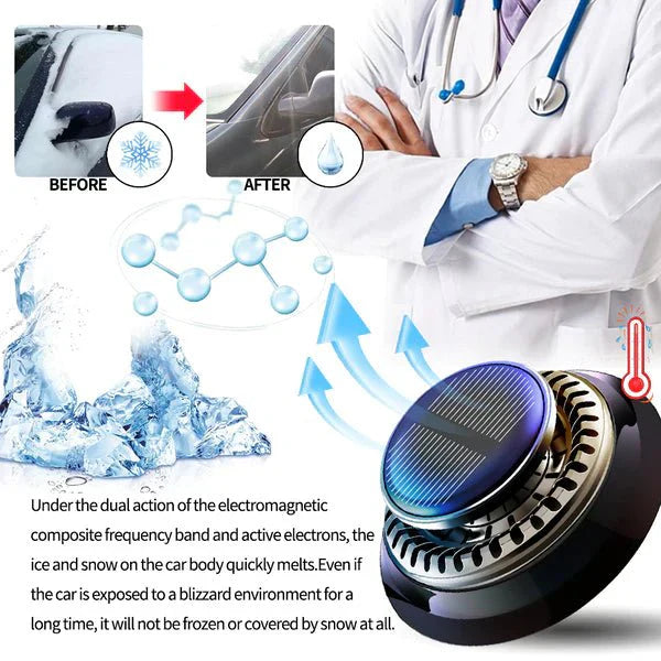 RoyaleGlow Electromagnetic Molecular Interference Antifreeze Snow Removal Instrument - Vehicle Microwave Molecular Deicing Instrument