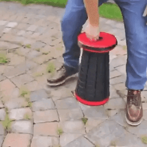 Ultra-Light Retractable Stool – Portable, adjustable stool made from durable biodegradable polymer. Expands to 45.5 cm, retracts to a compact 6 cm for easy storage. Lightweight at 1.22 kg, supports up to 130 kg. Comes with a handle and shoulder strap for effortless carrying. Perfect for outdoor adventures, camping, fishing, and gardening!