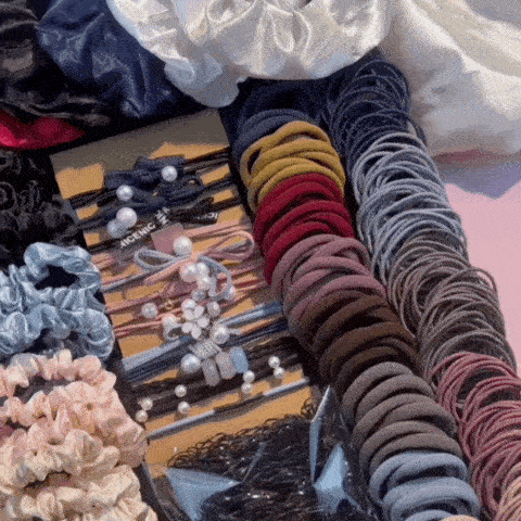 Rayvia 1085PCS Women’s Hair Accessories – Seamless Ponytail Holders, Scrunchies & Bands