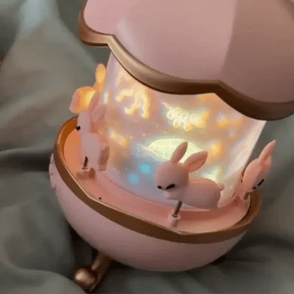 LuxRoyale Starry Night Projection Light With Rotating Sky For Kids Bedtime