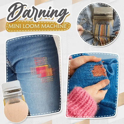 RoyaleGlow Darning Mini Loom Machine for Creative Sewing