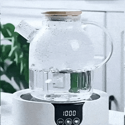 Royallure Transparent Borosilicate Glass Kettle Teapot – Heat-Resistant & Visually Elegant
