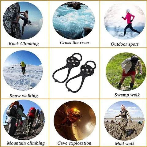 Royaleva Universal Non-Slip Gripper Spikes for Safe Walking