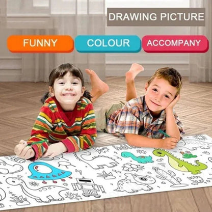 RoyaleGlow Children's Drawing Roll for Creative Kids Fun