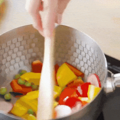 Royallure 430 Stainless Steel Japanese Snow Pot with Wooden Handle for Cooking