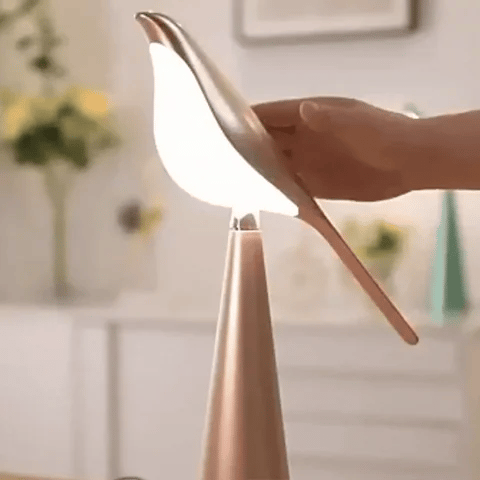 LuxRoyale Magpie Light Rotatable Lamp Head Three Brightness Levels Acrylic Metal