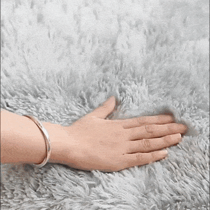 Lumora Oval Bedside Carpet – Soft Bedroom Rug or Living Room Coffee Table Floor Mat