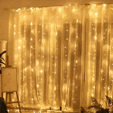 Royaleva Fairy Curtain Lights - Waterproof with 8 Lighting Modes