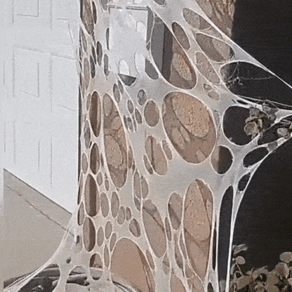 Royallure Giant Stretchy Spider Web Halloween Outdoor Indoor Party Decor