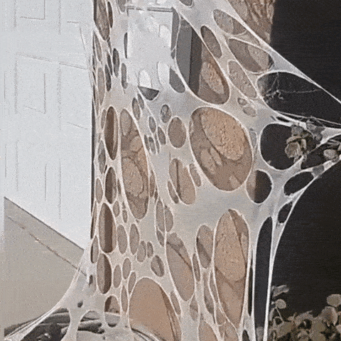 Royallure Giant Stretchy Spider Web Halloween Outdoor Indoor Party Decor