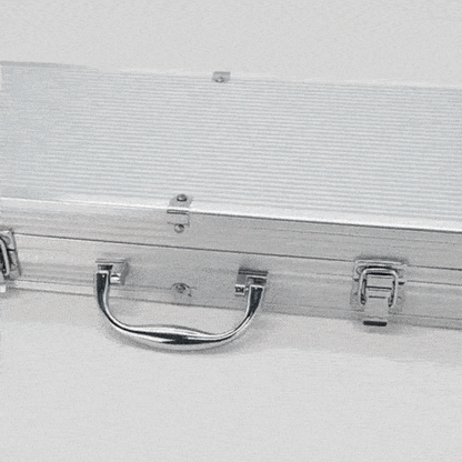 Royallure Stainless Steel BBQ Tool Set with Aluminum Case — Durable Grill Kit for Outdoor Cooking