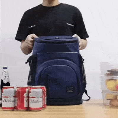 Royallure Insulated Backpack Cooler Bag – 33L Soft Sided Cooler for Outdoor Adventures, Leakproof Design, Comfortable Carry 0