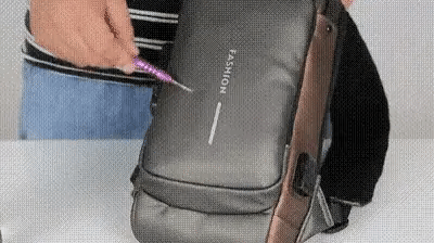 Luxora Carbon Fiber Anti-Theft Backpack with USB Charging