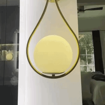 Royallure Modern LED Wall Lamp USB Rechargeable with Remote, Dimmable Nordic Light