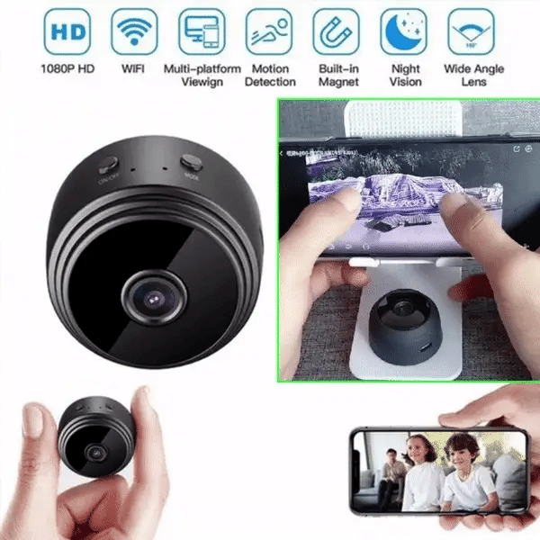 Luxora Mini Wireless Surveillance Camera with Night Vision