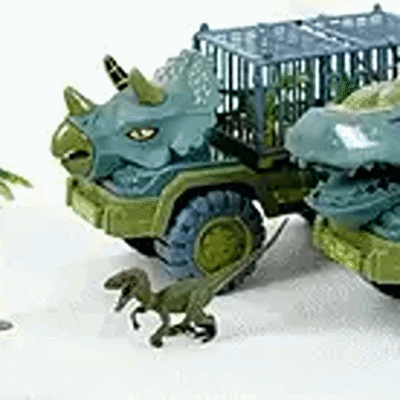 Rayvia Dinosaur Car Truck Toy – XL Dino Vehicle for Kids Ages 3+, Fun Gift Idea
