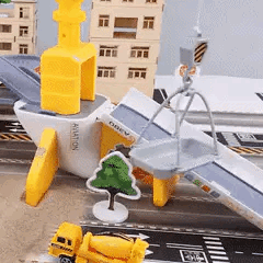 Rayvia Airplane Play Set – 20 PCS Toy with Cars, Lights & Sounds for Kids Ages 3-6