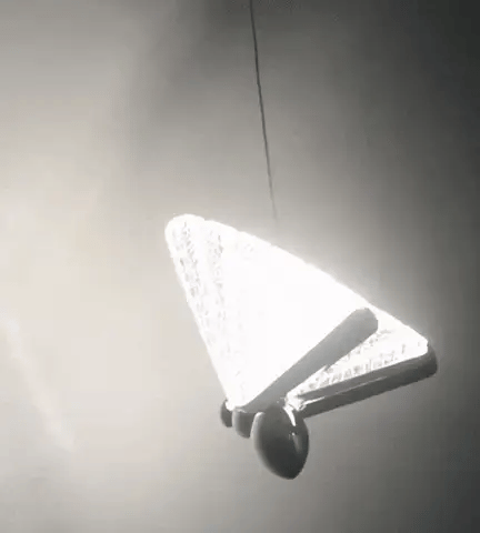 Royallure Butterfly Pendant Hanging Light Lamp Chandelier - Golden small 200cm*22cm*17cm / Warm light