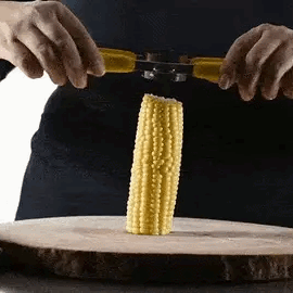 Royallure Stainless Steel Corn Cob Peeler – Smooth, Mess-Free Kernel Removal, Compact & Ergonomic