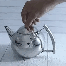 Royallure Stainless Steel Tea Kettle for Induction Cooker – Built-In Filter, Fast Even Boil