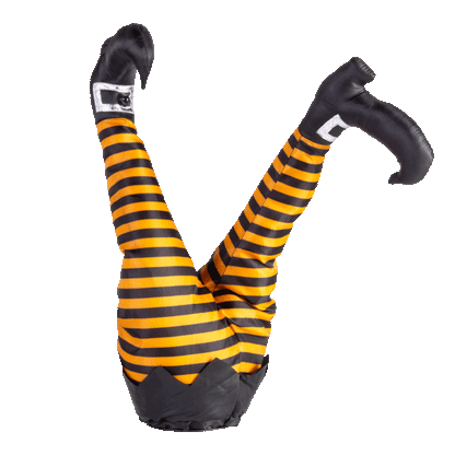 Royaleva Witch Leg Stakes, Set Of Two Yard Halloween Decoration