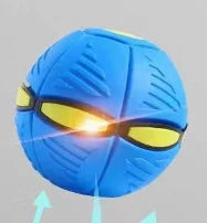 Pawelux Interactive Doggy Disc Ball - Safe, Bouncy Fetch Toy for Dogs