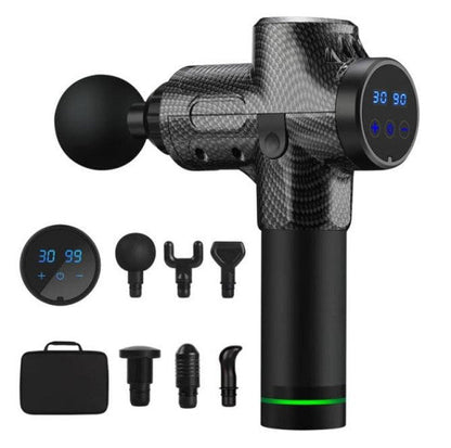 Royaleva Deep Tissue Massage Gun with 6 Heads and LCD Display