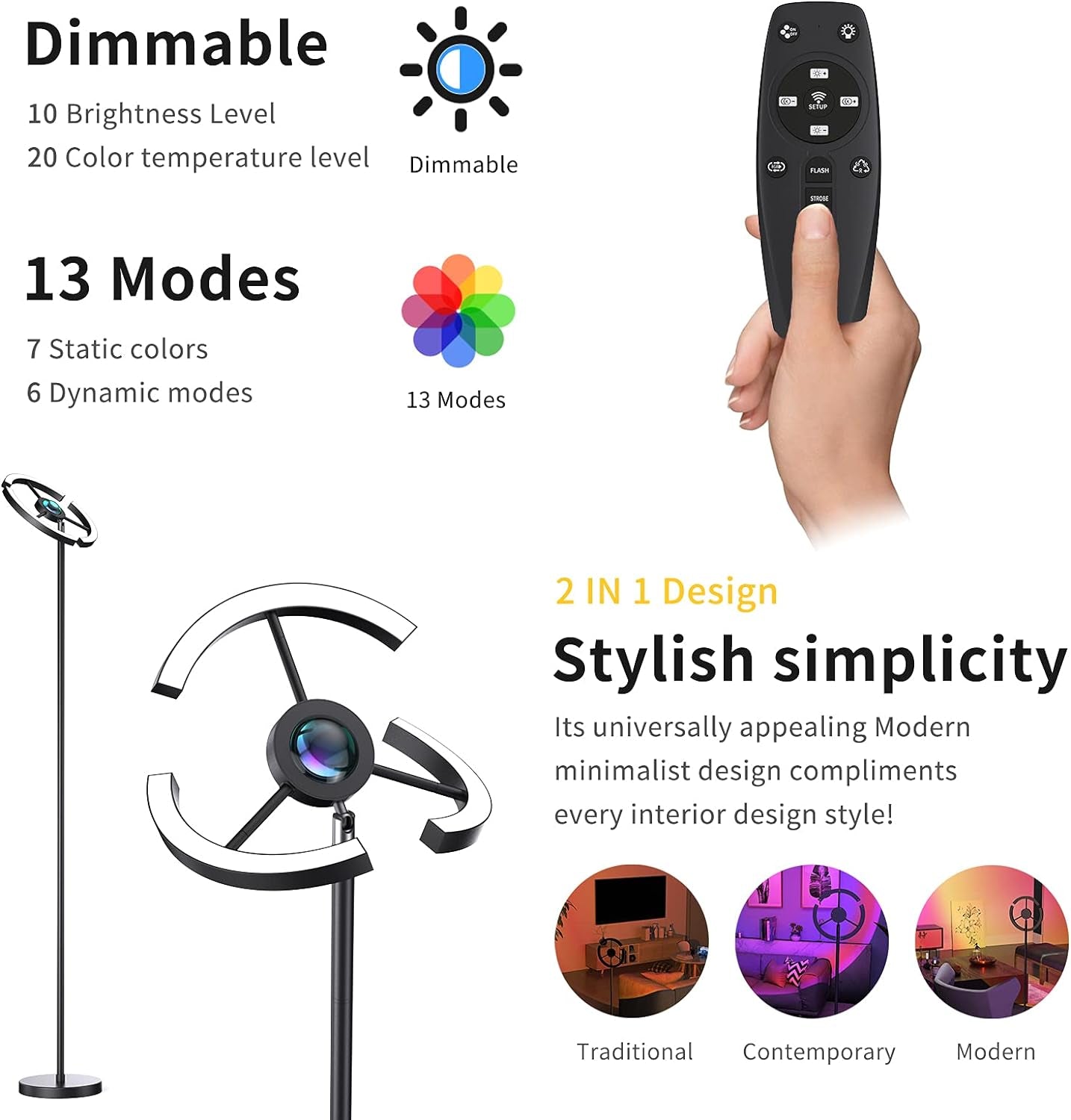 Transform Your Space with the 3-in-1 Sunset Lamp - Default Title