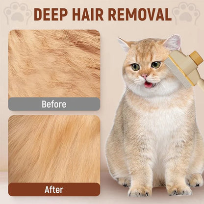 Luxora Flea Comb For Dogs And Cats With Self-Cleaning Feature