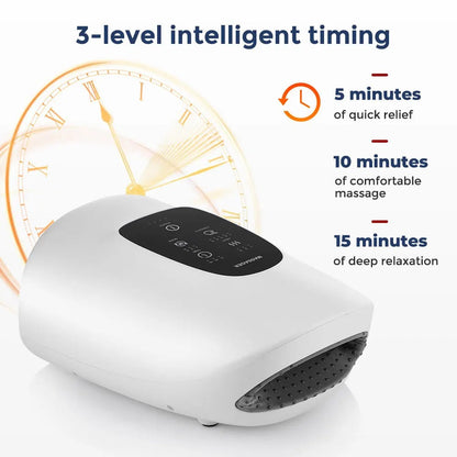 RoyaleGlow Hand Massager with Heat and Airbag Therapy