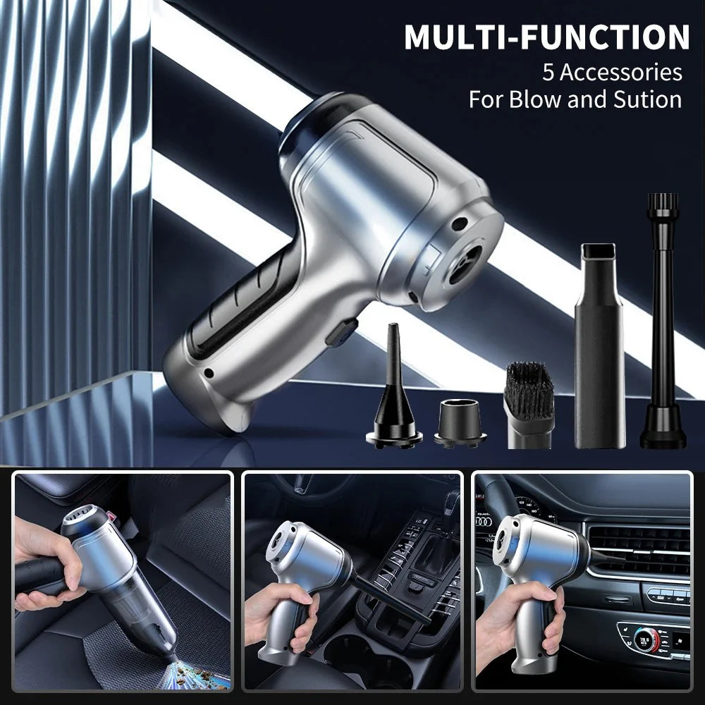 Royaleva Most Powerful Cordless Car Vacuum Cleaner 95000Pa