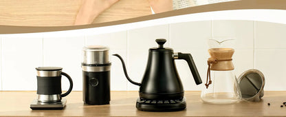 RoyaleGlow Electric Gooseneck Kettle with Temperature Control
