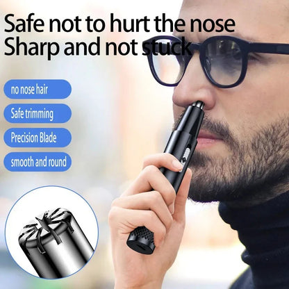 Royaleva Nose Trimmer with Dual Blades for Precise Grooming