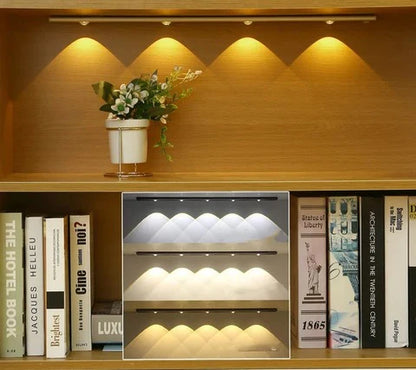RoyaleGlow Indoor LED Motion Sensor Lamp - Rechargeable & Adjustable