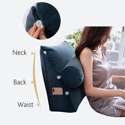 LuxRoyale Luxury Back Wedge Bed Pillow For Back Pain