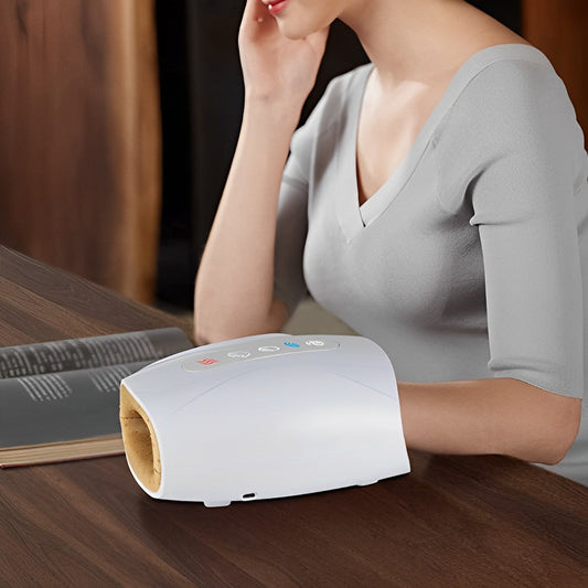Luxora Electric Hand Massager With Heat Rechargeable Relief
